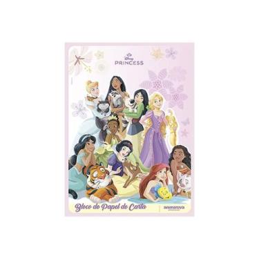 Imagem de Papel de Carta Animativa Princesas 48 Folhas 180x240mm