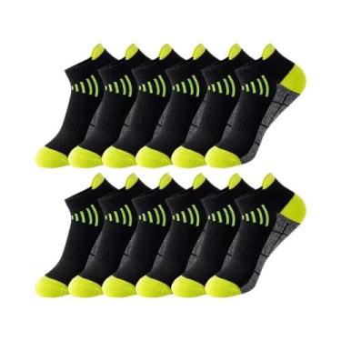 Imagem de Meias Esportivas Femininas De Alta Qualidade Em Tricô, 6/12 Pares, Res