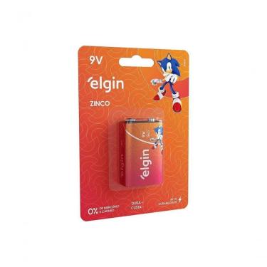 Imagem de Bateria Zinco Elgin 9v Blister C- 1 Unid.
