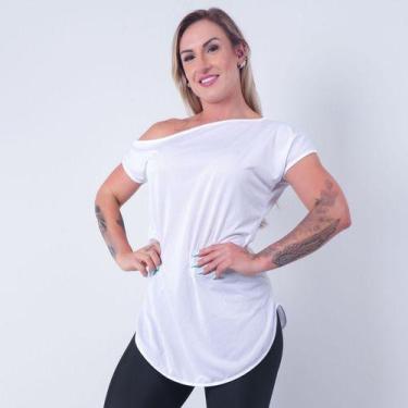 Imagem de Blusa Feminina Dry Fit Furadinho Ombro Só Seca Rápido - Fitmoda, G, Br