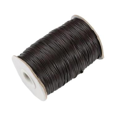 Imagem de Corda Trançada Multicolorida De 10 Metros Imitando Couro Para Acessóri