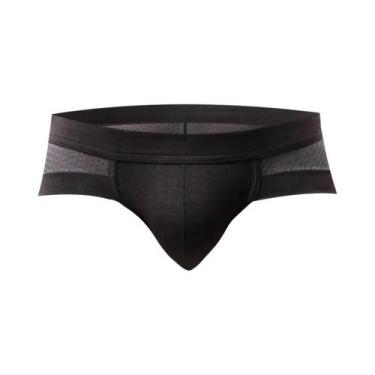 Imagem de Cuecas Masculinas De Cintura Baixa Em Modal Respirável Com Bolsa Conve