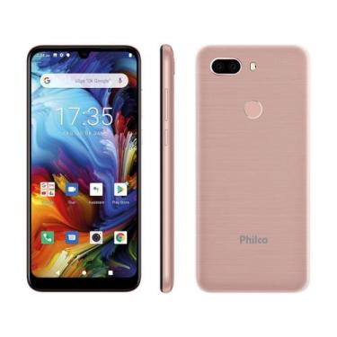 Imagem de Smartphone Philco PCS02RG HIT MAX 128GB Rose - 4G 4GB RAM Tela 6 Câm. 