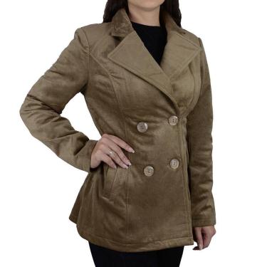 Imagem de Casaco Feminino Facinelli By Mooncity Marrom Cacau - 610228-Feminino