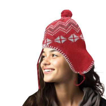 Imagem de Touca Gorro Peruano De Lã Tapa Orelha Modelo Chaves - Juvenil Adulto -