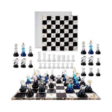 Imagem de Conjunto De 16 Peças De Moldes De Silicone Em Resina Para Tabuleiro De