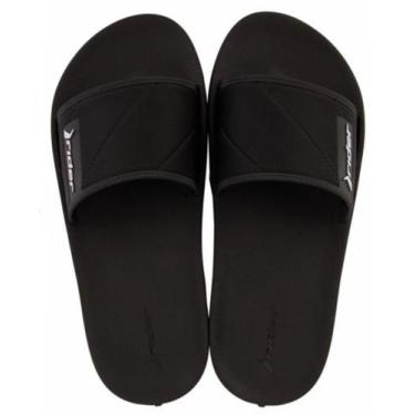 Imagem de Chinelo Infantil Menino Rider Street Slide 11592, Preto preto bco, 32/
