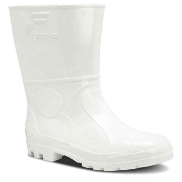 Imagem de Bota de PVC Branca, Cano Curto, sem Forro, 34/35, Vulcabras OstenVonde