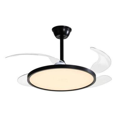 Imagem de Ventilador De Teto Preto Bivolt 130w 110cm Lotus - Britania, Bivolt