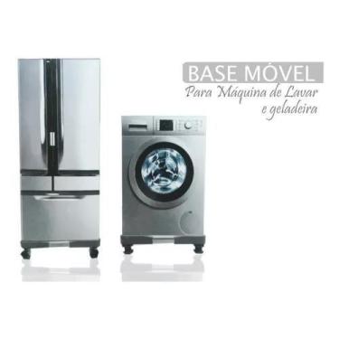 Imagem de Base Suporte Movel Para Geladeira - Lavadora Regulavel - SHOP ALTERNAT