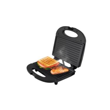 Imagem de Sanduicheira Grill 2 Em 1 Kian Preta Elétrica 127V
