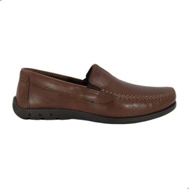 Imagem de Sapato Mocassim Masculino Pegada Analina Pinhão Brown, M, Pinhao, Brow