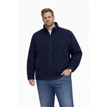 Imagem de Jaqueta Masculina Plus Size Suede Texturizado com Zíper Diametro, Mari