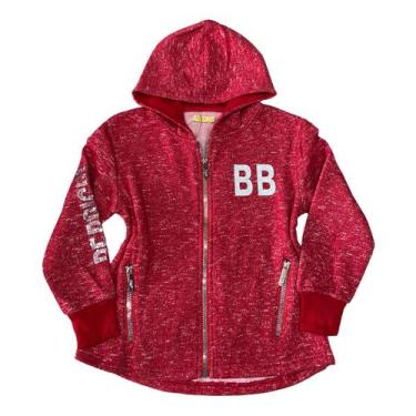 Imagem de Blusa De Frio Moletom Blusão Olyns Estilosa Top, Vermelho, 4