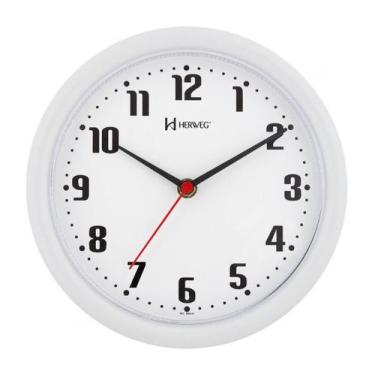 Imagem de Relógio Parede Herweg 6102 021 Branco 22cm Quartz