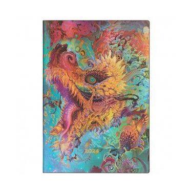 Imagem de Agenda Paperblanks 2024 Midi Humming Dragon FE0524-7