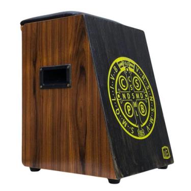 Imagem de Cajón Student Eletro-acústico Profissional São Bento Preto - Cajon Mar