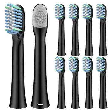 Imagem de Cabeças de Escova de Dente Elyhead M5 Compatíveis Pacote com 10 Unidad