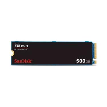 Imagem de SSD M.2 PCie 3.0 Sandisk Plus 500gb, Nvme, Leitura 2400mb/s, Gravação 1500mb/s - Sdssda3n-500g-g26