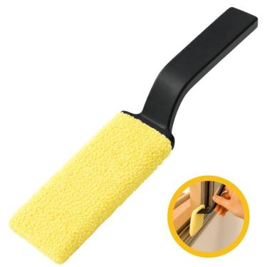 Imagem de Espátula Transpasse Limpa Box Frestas com Refil de Microfibra Veneziana Portas de Correr Polipropileno Cabo Longo