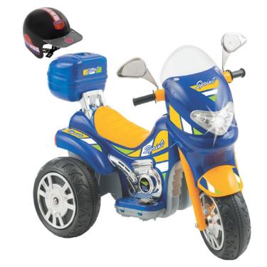 Moto Eletrica Infantil Bandeirante Super Thunder 12V Pink - Maçã