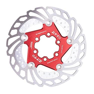 Imagem de yeacher Rotor de freio a disco flutuante de bicicleta 140/160/180 / 20m Mountain bike pastilha de freio a disco flutuante acessórios