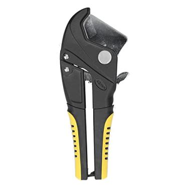 Imagem de Cortador de tubos Tipo automático Faca de corte serrilhada Alicate resistente Ferramenta de corte de tubos de PVC com travamento automático