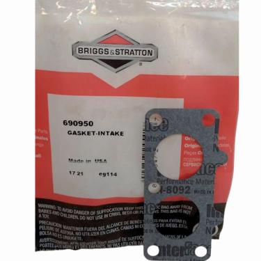 Imagem de Junta Tubo Admissão Carburador Para Motor MT Vanguard 23HP Briggs & Stratton 690950