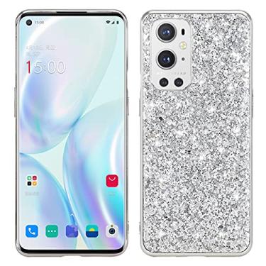 Imagem de YUNCHAO Caixa de telefone Para OnePlus 9 Pro Glitter Powder Pó Iproof À Prova de Caixa de Proteção TPU capa para celular