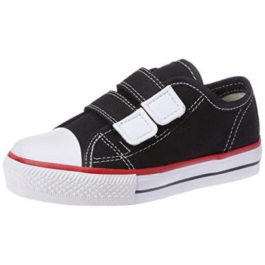 Imagem de Tenis Inf Unissex Casual Lona Sola Rdl4297 01 Randall Preto/Vermelho/ Branco 27