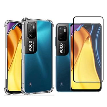 Imagem de Kit Capa Anti Impacto e Película de Vidro 3D Para Xiaomi Poco M3 Pro 5G (6.5 Pol) - Blance