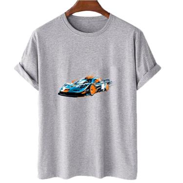 Imagem de Camiseta feminina algodao McLaren F1 gtr Long Tail Carro art