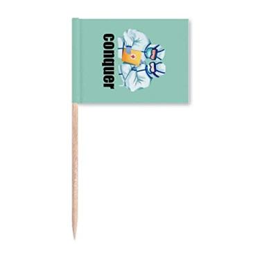 Imagem de Marcadores de palito de dente para pesquisa de sofrimento de atendimento ao cliente