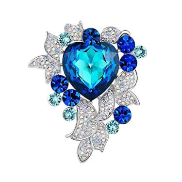 Imagem de KIZQYN Broche feminino de broche feminino estilo vintage lindamente projetado acessórios de terno pino de coleira acessório de fantasia