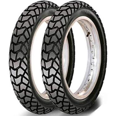Imagem de Par Pneu Xtz 250 Lander Xt 600 90/90-21 + 120/80-18 Viper Maggion