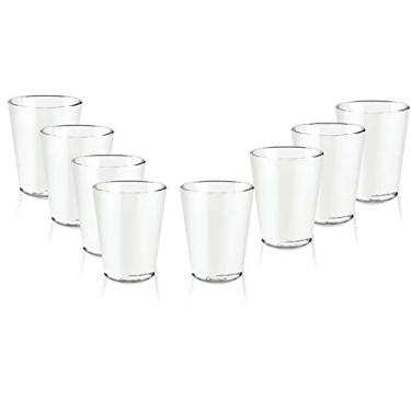 Imagem de 8 Copos Shot Tequila Acrílico Transparente