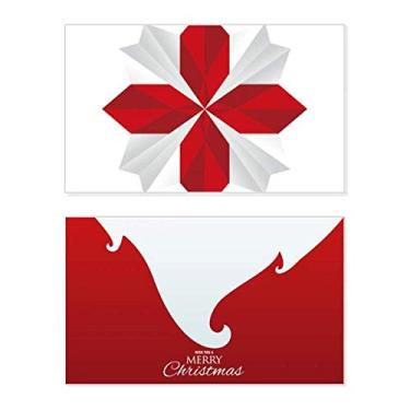 Imagem de Estampa abstrata de flores de origami de Natal, feriado, comemorações, cartão de felicitações, mensagem de Natal
