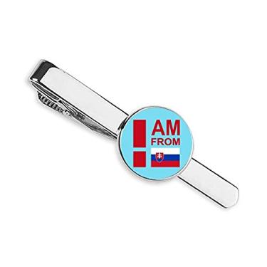 Imagem de Clipe de gravata I Am From Slovakia para presente de homem de negócios