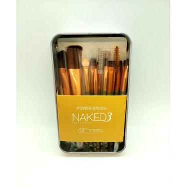 Imagem de Kit De Pinceis De Maquiagem Naked 3 Com Cerdas Sintéticas - Beauty Wit