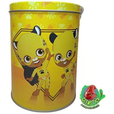 Imagem de Latão Mega Bolha 1KG Slime Aventureiros Luccas Neto Gelastica Amarela