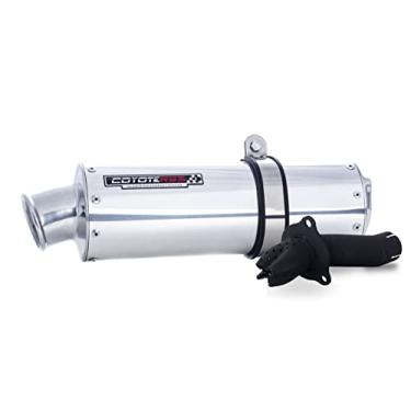 Imagem de Escape/Ponteira Coyote RS3 Aluminio Oval - Ninja 250 R - Polido