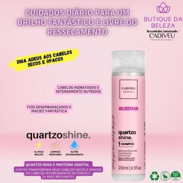 Imagem de Shampoo Brilho E Nutrição Cadiveu Quartzo Shine - Cabelos Opacos E Sec