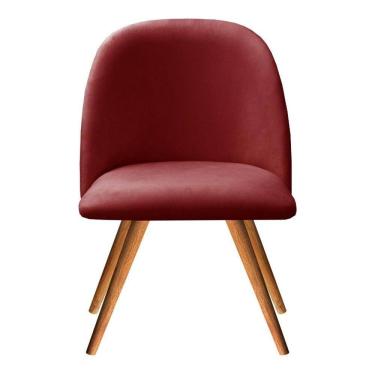 Imagem de Poltrona Gaia Cadeira Pé Palito Madeira Moderna Sala Recepção