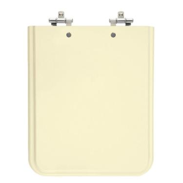 Imagem de Assento Sanitário Square Bone (Bege) Tampa para Vaso Incepa de Madeira Laqueada