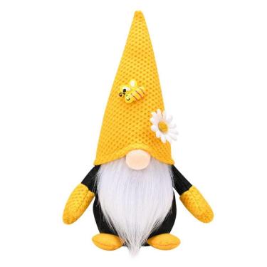 Imagem de Bee Festival Boneca Sem Rosto Gnomo Boneca Bonita Abelha Goblin Decoração Decorações para casa