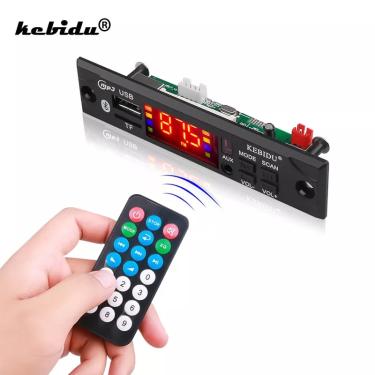 Imagem de Kebidu-Módulo da placa decodificadora sem fio Bluetooth  MP3  WMA  WAV  AUX 3 5mm  Car Audio