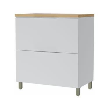 Imagem de Balcão Nesher Marquesa em MDF 15mm com 1 Porta, 1 Gaveta e 1 Prateleira - 80cm de largura