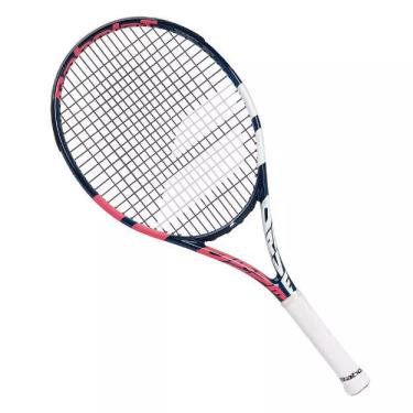 Imagem de Raquete De Tênis Infantil Babolat Drive Jr 25 Azul E Rosa