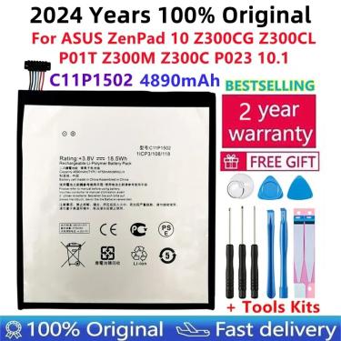 Imagem de Bateria do Telefone de Substituição para ASUS  100% Original  C11P1502  4890mAh  para ZenPad 10