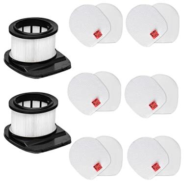 Imagem de IZ362H Filtros para Shark Rocket Pet Pro IZ162H IZ362H IZ362HT IZ440H IZ462H IZ482H IZ483H Aspiradores de vara, peças XHF161H e 617FJ140, pacote com 2 filtros HEPA kit de filtro de espuma e feltro